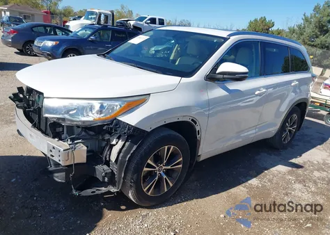 2016 Toyota Highlander Xle V6 from USA, damaged, VIN 5TDJKRFH1GS283130